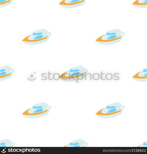 Boat pattern seamless background texture repeat wallpaper geometric vector. Boat pattern seamless vector