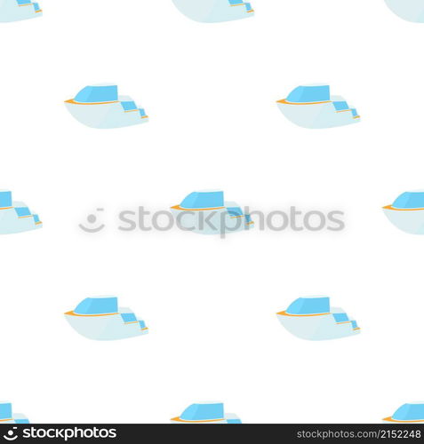 Boat pattern seamless background texture repeat wallpaper geometric vector. Boat pattern seamless vector