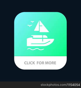Boat, Ship, Transport, Vessel Mobile App Icon Design