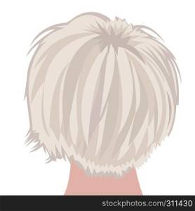 Bob haircut vector illustration on a white background