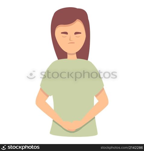 Body menopause icon cartoon vector. Woman cycle. Female health. Body menopause icon cartoon vector. Woman cycle