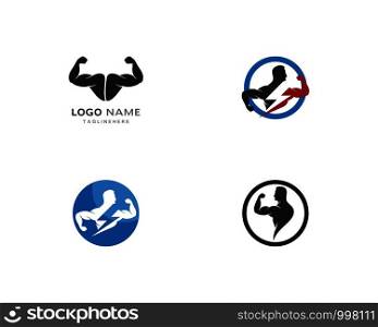 Bodybuilder Logo Template