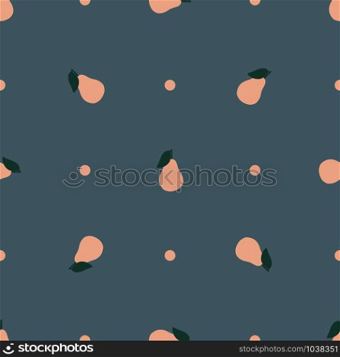 Bohemianl hand drawn pattern. Boho seamless texture. Children background with peach. Wallpaper for pattern fills, web page. Bohemianl hand drawn seamless pattern