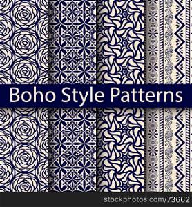 boho seamless pattern wallpaper vector art