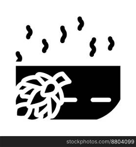 boil artichoke glyph icon vector. boil artichoke sign. isolated symbol illustration. boil artichoke glyph icon vector illustration