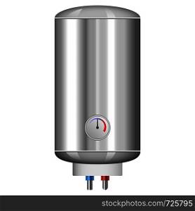 Boiler mockup. Realistic illustration of boiler vector mockup for web. Boiler mockup, realistic style