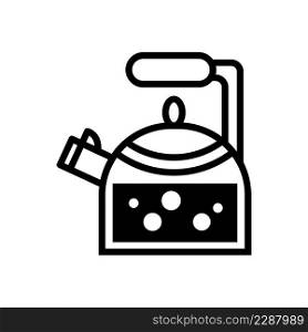 Boiling water icon vector sign and symbols