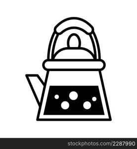 Boiling water icon vector sign and symbols