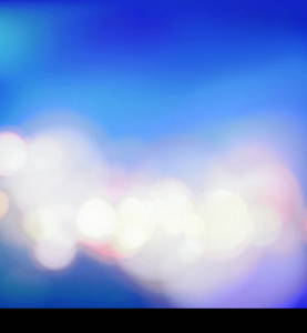 Bokeh and lens flare on blue background. Vector illustration.