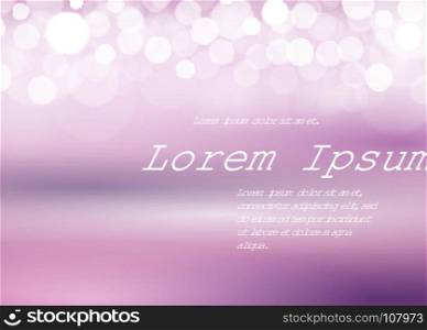 Bokeh lights on pale rose background. Abstract bokeh lights on the pale rose background, vector illustration