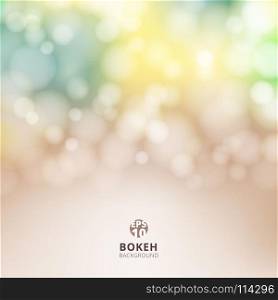 Bokeh silver and white Sparkling Lights Festive on colorful background with texture. Abstract Christmas twinkled bright defocused. Winter Card or invitation. Vector illustration