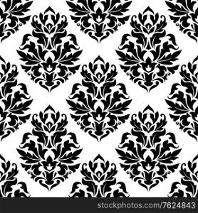 Bold damask seamless pattern for background, wallpaper and textile design