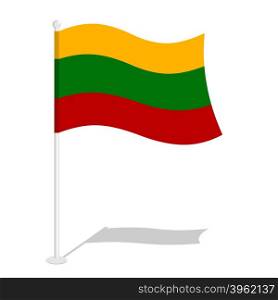 Bolivia Flag. Official national symbol of Bolivian Plurinational State of Bolivia. Traditional Bolivian developing States flag in central part of South America&#xA;