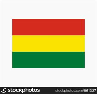 Bolivia Flag Vector Illustration