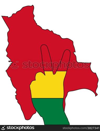 Bolivia hand signal