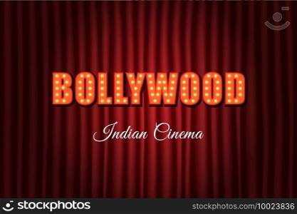 Bollywood indian cinema vintage background, movie and theater poster.. Bollywood indian cinema vintage background,