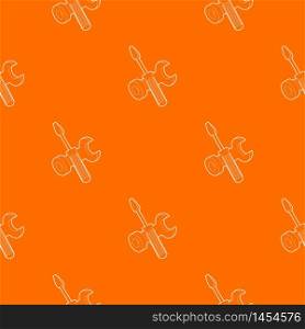 Bolt driver pattern vector orange for any web design best. Bolt driver pattern vector orange