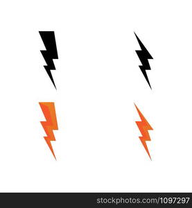 bolt electric Vector lightning icon logo and symbols