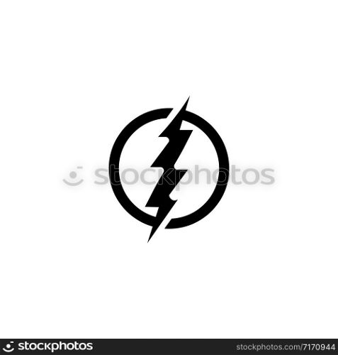 bolt electric Vector lightning icon logo and symbols
