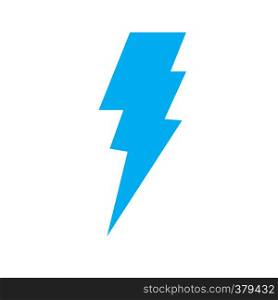 bolt icon on white background. flat style. thunderbolt icon for your web site design, logo, app, UI. lighting bolt symbol. thunder sign.