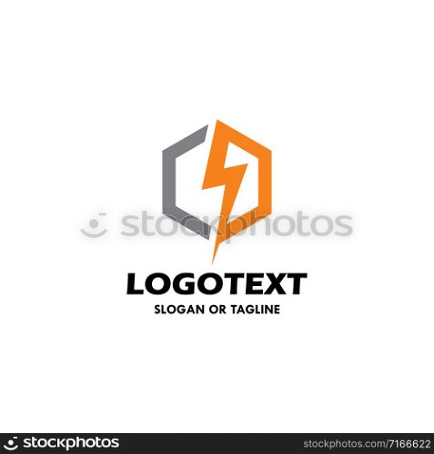 Bolt logo related to lightning or thunder