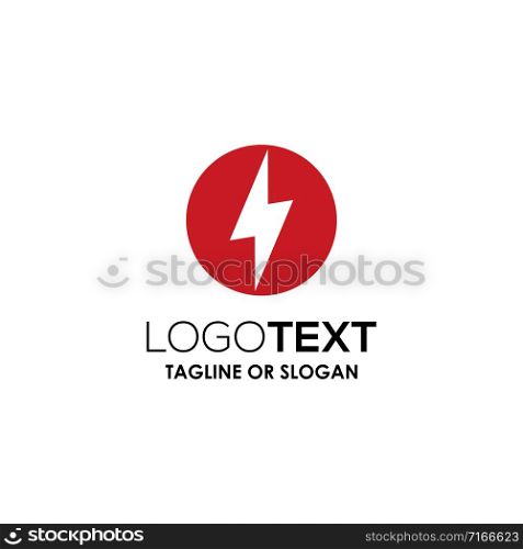 Bolt logo related to lightning or thunder