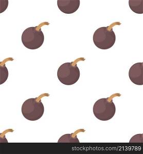 Bomb pattern seamless background texture repeat wallpaper geometric vector. Bomb pattern seamless vector
