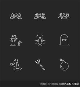 bomb , rip , cap , halloween , rip , graveyard , horror , pumpkin , grave , cross , bat , scary , scare , candy , rip , horror , night , spider , icon, vector, design, flat, collection, style, creative, icons