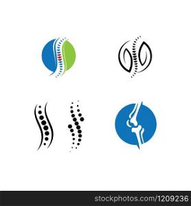 Bone care icon Vector Illustration design Logo template
