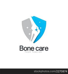 Bone care logo icon vector template