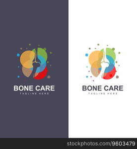 Bone Health Logo Simple Illustration Silhouette Template Vector Design