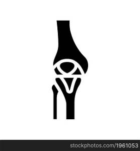 bone human glyph icon vector. bone human sign. isolated contour symbol black illustration. bone human glyph icon vector illustration
