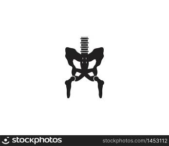 Bone icon vector illustration
