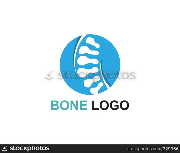 Bone logo vector template