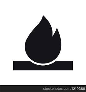 Bonfire Icon. Campfire with Firewood Sign and Symbol. Fire. Bonfire Icon. Campfire with Firewood Sign and Symbol. Fire.
