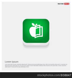 Book and apple icon