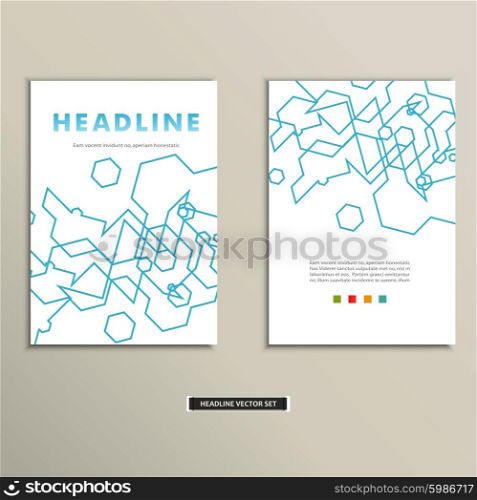 Book cover with abstract linear circuits eps.. Book cover with abstract linear circuits eps