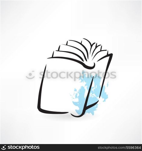 book grunge icon