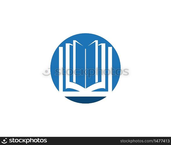 Book icon and symbol vector