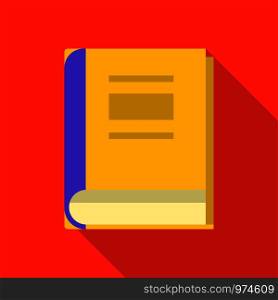 Book icon. Flat illustration of book vector icon for web. Book icon, flat style