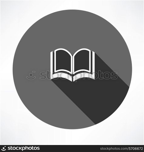 Book icon. Flat modern style vector illustration