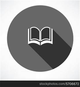 Book icon. Flat modern style vector illustration