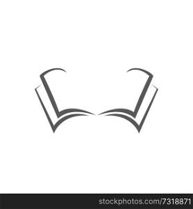 Book icon isolated on white background