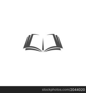 Book icon logo design template illustration vector