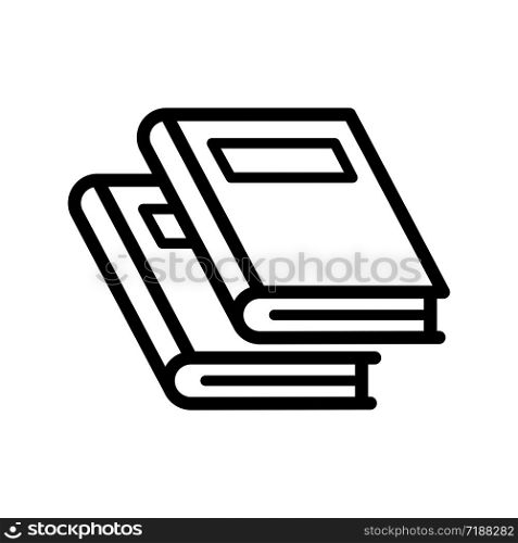 book icon, open book icon in trendy flat style