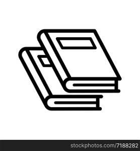 book icon, open book icon in trendy flat style
