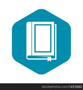 Book icon. Simple illustration of book vector icon for web. Book icon, simple style