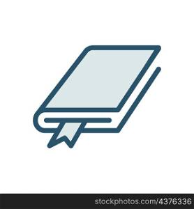 book icon vector flat design