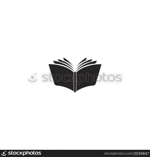 Book icon vector illustration logo design.