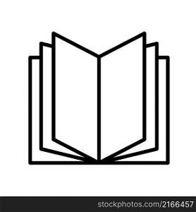 Book icon vector sign and symbol on simple design